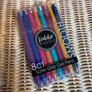 #10 Loddie Doddie 8ct Satin Grip Gel Pens in Jewel Tones.